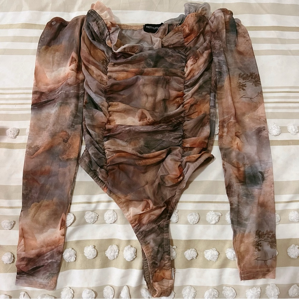 Pretty Little Thing Renaissance Mesh Bodysuit